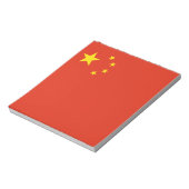 Chinese vlag (China) Notitieblok (Linkerzijde)