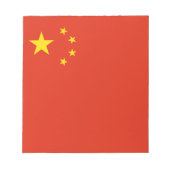 Chinese vlag (China) Notitieblok (Voorkant)
