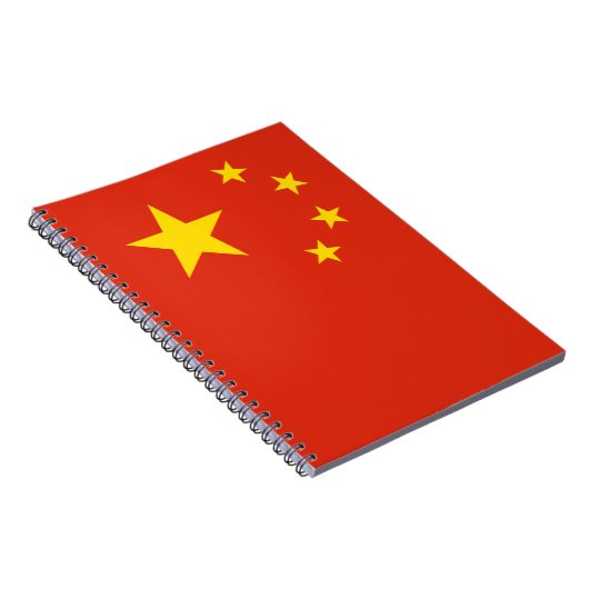 Chinese vlag (China) Notitieboek (Rechterzijde)