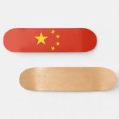 Chinese vlag (China) Persoonlijk Skateboard (Horizontaal)