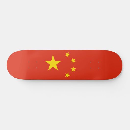 Chinese vlag (China) Persoonlijk Skateboard (Horizontaal)
