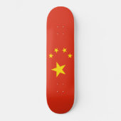 Chinese vlag (China) Persoonlijk Skateboard (Voorkant)