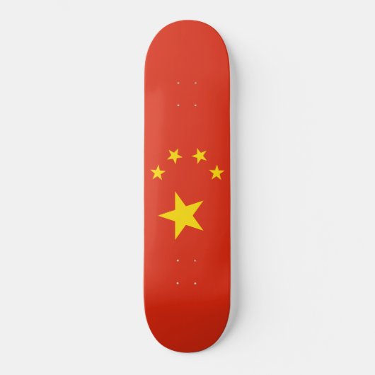 Chinese vlag (China) Persoonlijk Skateboard (Voorkant)