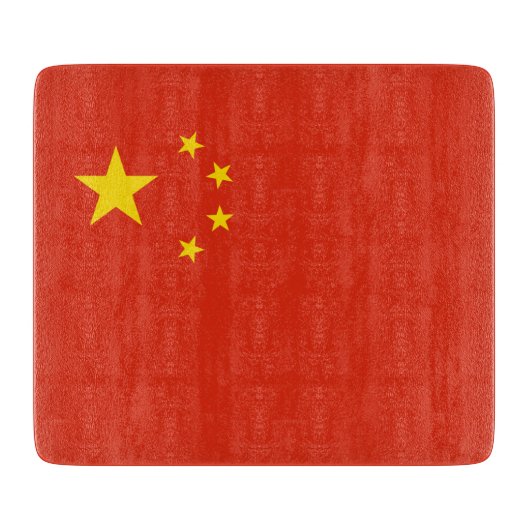 Chinese vlag (China) snijvlak Snijplank (Voorkant)