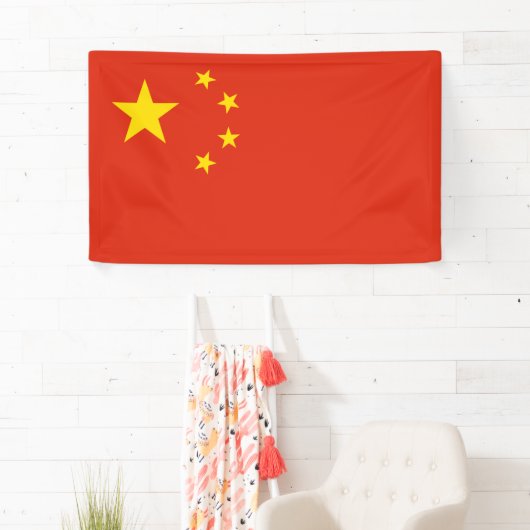 Chinese vlag (China) Spandoek (Insitu)