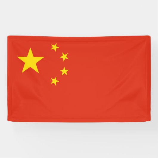 Chinese vlag (China) Spandoek (Horizontaal)