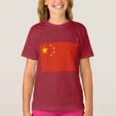 Chinese vlag (China) T-shirt (Voorkant)
