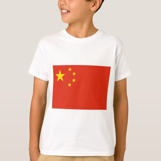 Chinese vlag (China) T-shirt (Voorkant)