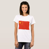 Chinese vlag (China) T-shirt (Voorkant volledig)