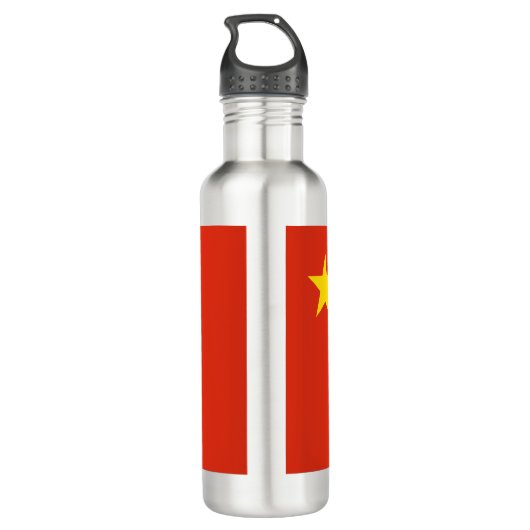 Chinese vlag (China) Waterfles (Achterkant)