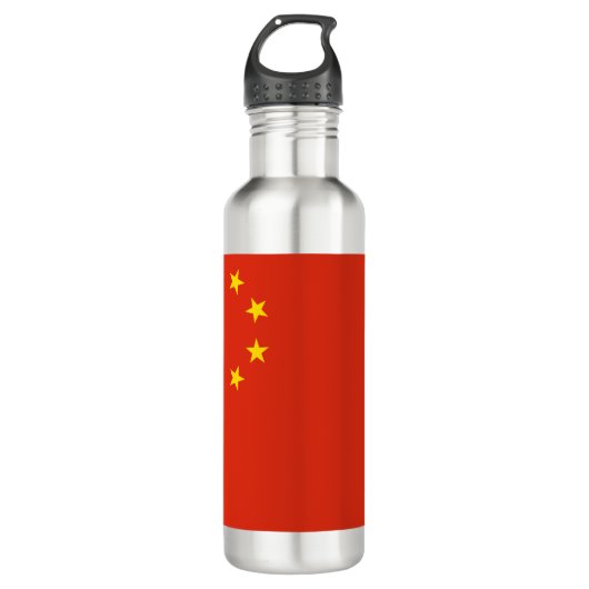 Chinese vlag (China) Waterfles (Voorkant)
