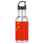 Chinese vlag (China) Waterfles (Voorkant)