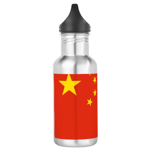 Chinese vlag (China) Waterfles (Links)