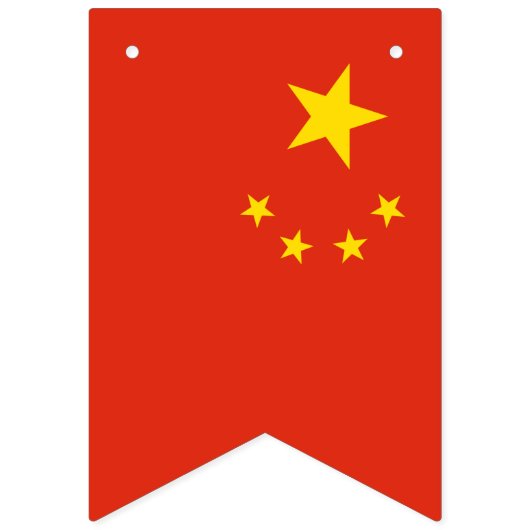 Chinese vlag & Chinese partij - Banners / bruiloft (Eerste vlag)