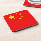 Chinese vlag drankjes onderzetter (Linkerzijde)