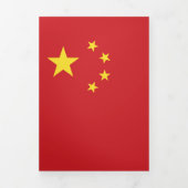 Chinese vlag drieluik kaart (Cover)