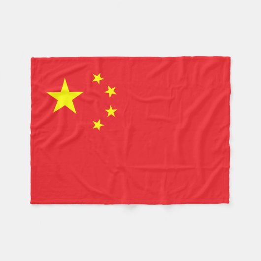 Chinese vlag fleece deken (Voorkant (Horizontaal))
