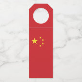 Chinese vlag flessenhanger (Voorkant)