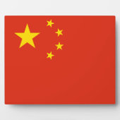 Chinese vlag fotoplaat (Voorkant)