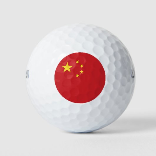 Chinese vlag golfballen (Voorkant)