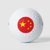 Chinese vlag golfballen (Voorkant)