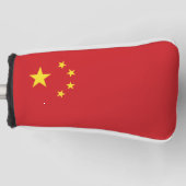 Chinese vlag golfheadcover (Voorkant)