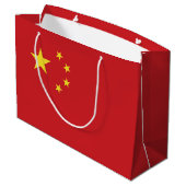 Chinese vlag groot cadeauzakje (Achterkant Gekanteld)