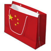 Chinese vlag groot cadeauzakje (Voorkant Gekanteld)