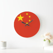 Chinese vlag grote klok (Huis)