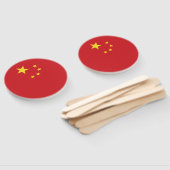 Chinese vlag handwaaier (Niet-gemonteerd)