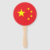 Chinese vlag handwaaier (Achterkant)