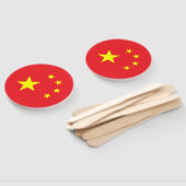 Chinese vlag handwaaier (Niet-gemonteerd)