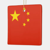 Chinese vlag keramisch ornament (Links)