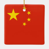 Chinese vlag keramisch ornament (Achterkant)
