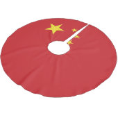 Chinese vlag kerstboom rok (Gekanteld)