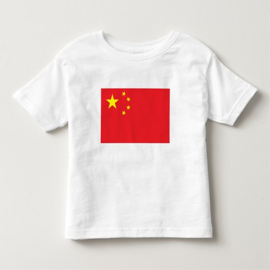 Chinese vlag kinder shirts (Voorkant)