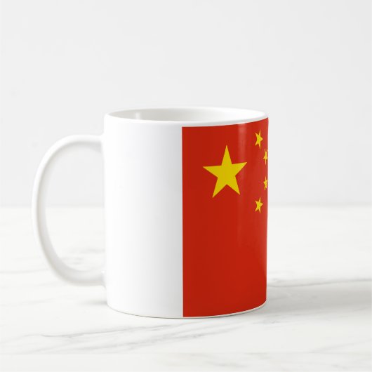 Chinese vlag koffiemok (Links)