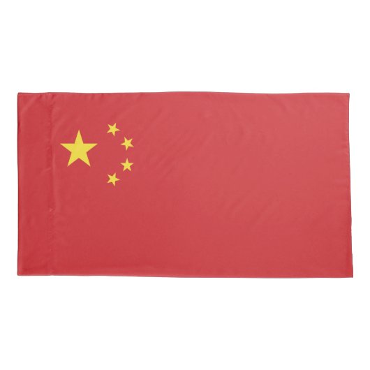 Chinese vlag kussensloop (Achterkant)