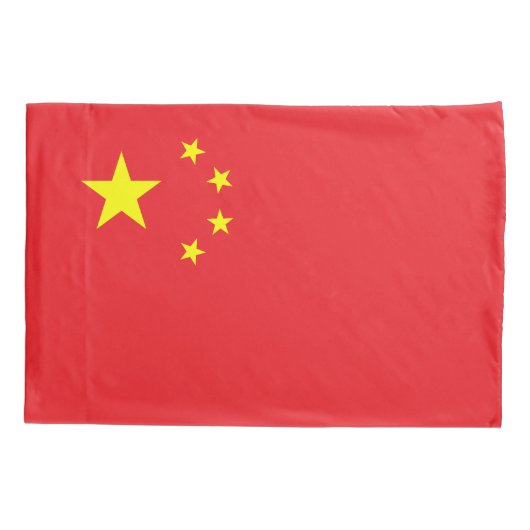Chinese vlag kussensloop (Achterkant)