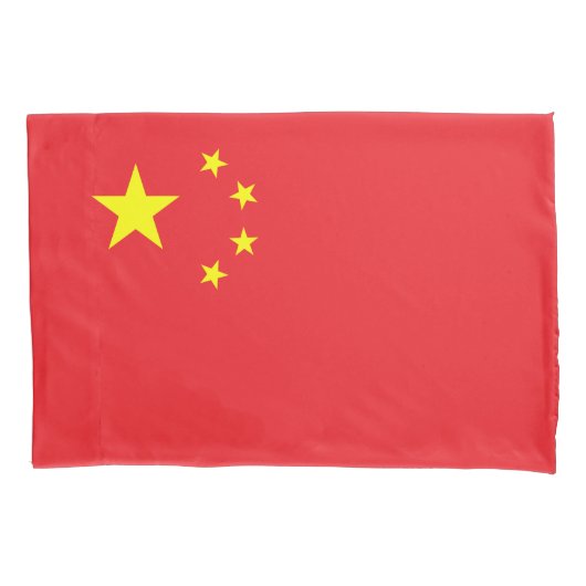 Chinese vlag kussensloop (Voorkant)