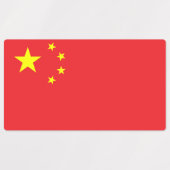 Chinese vlag labels (Design 2)