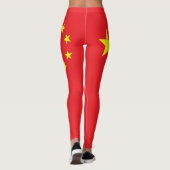 Chinese vlag leggings (Achterkant)