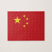 Chinese vlag legpuzzel (Horizontaal)