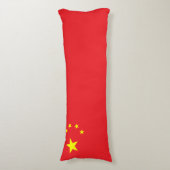 Chinese vlag lichaamskussen (Voorkant Verticaal)