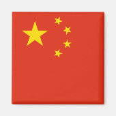 Chinese vlag magneet (Voorkant)