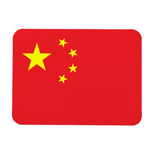 Chinese vlag magneet (Horizontaal)