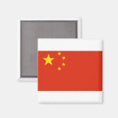 Chinese vlag magneet (Voorkant / Achterkant)