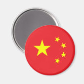 Chinese vlag magneet (Voorkant / Achterkant)