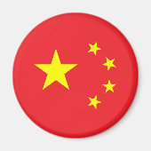 Chinese vlag magneet (Voorkant)
