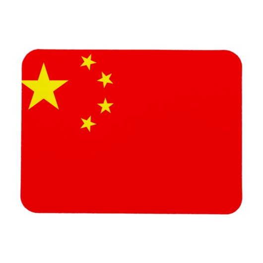 Chinese vlag magneet (Horizontaal)